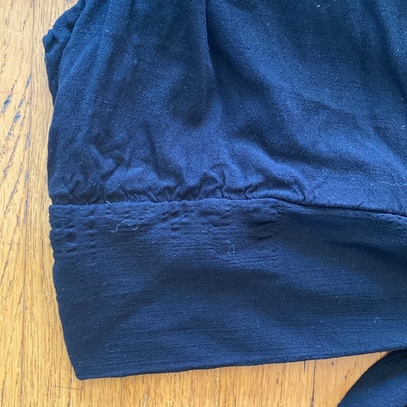 Free People Carmen Black One Shoulder Top Size Small - Picture 5 of 16